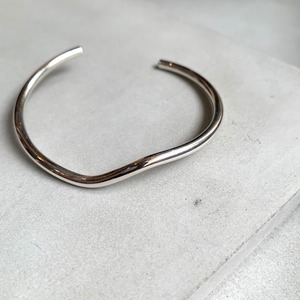 ＜silver＞ coral bangle / round / 3mm