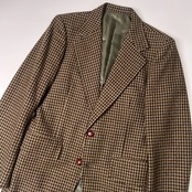 Kent in TRADITION ケント くるみボタン ツイード テーラードジャケット 165-84-73/ベージュ ブラウン系