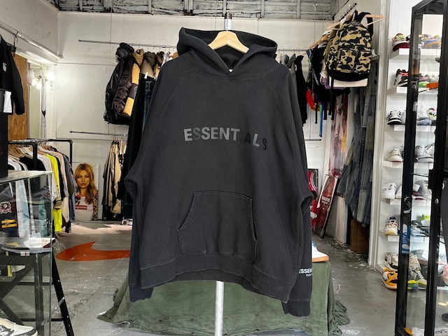 ESSNTIALS 3D SILICON PULLOVER HOODIE BLACK XL 82630