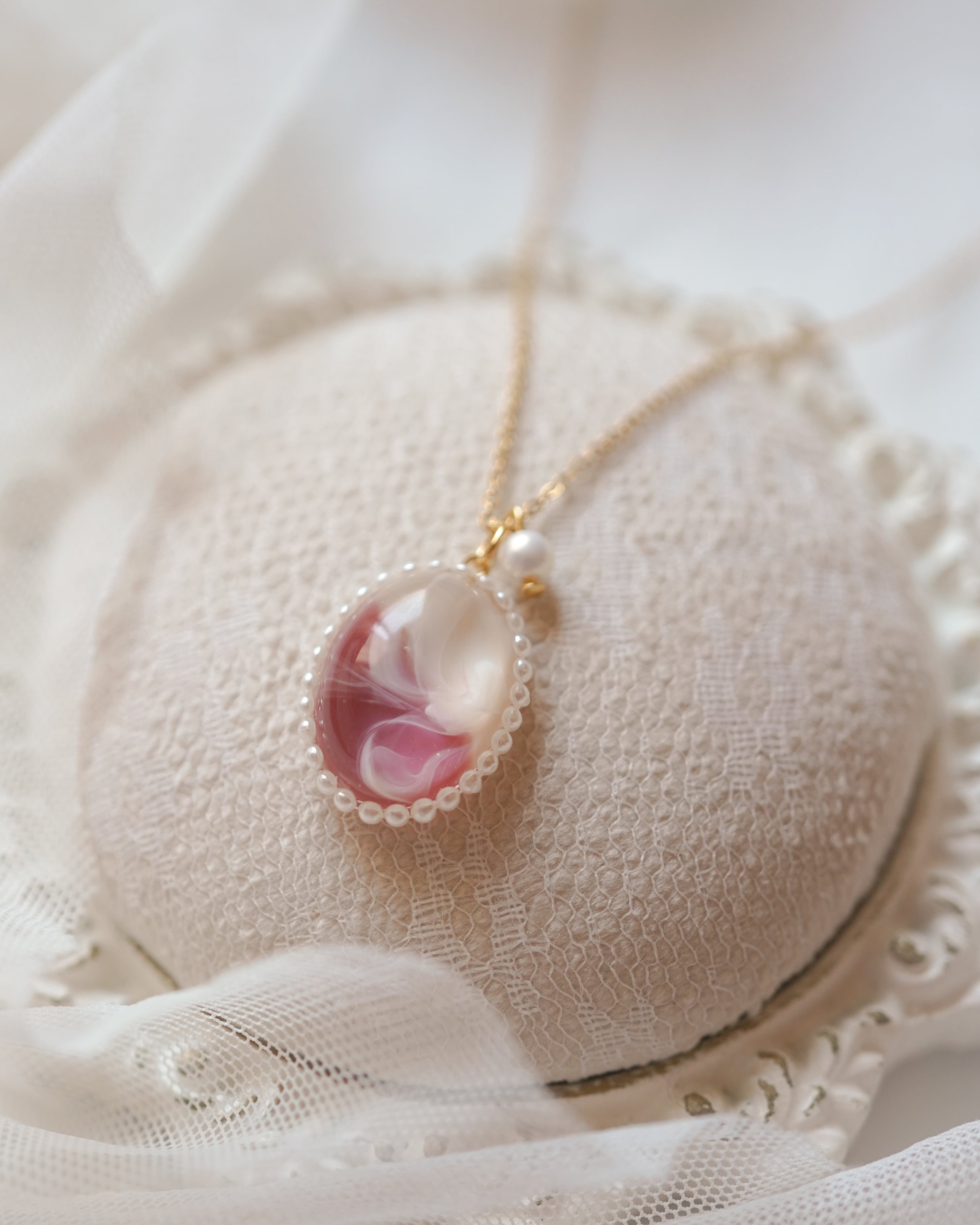 『 苺のショートケーキ 』ネックレス