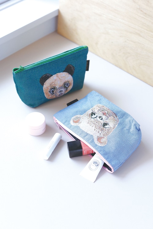 全てがちょうどいい♡Nathalie Lete Animal Face Pouch（Bear）