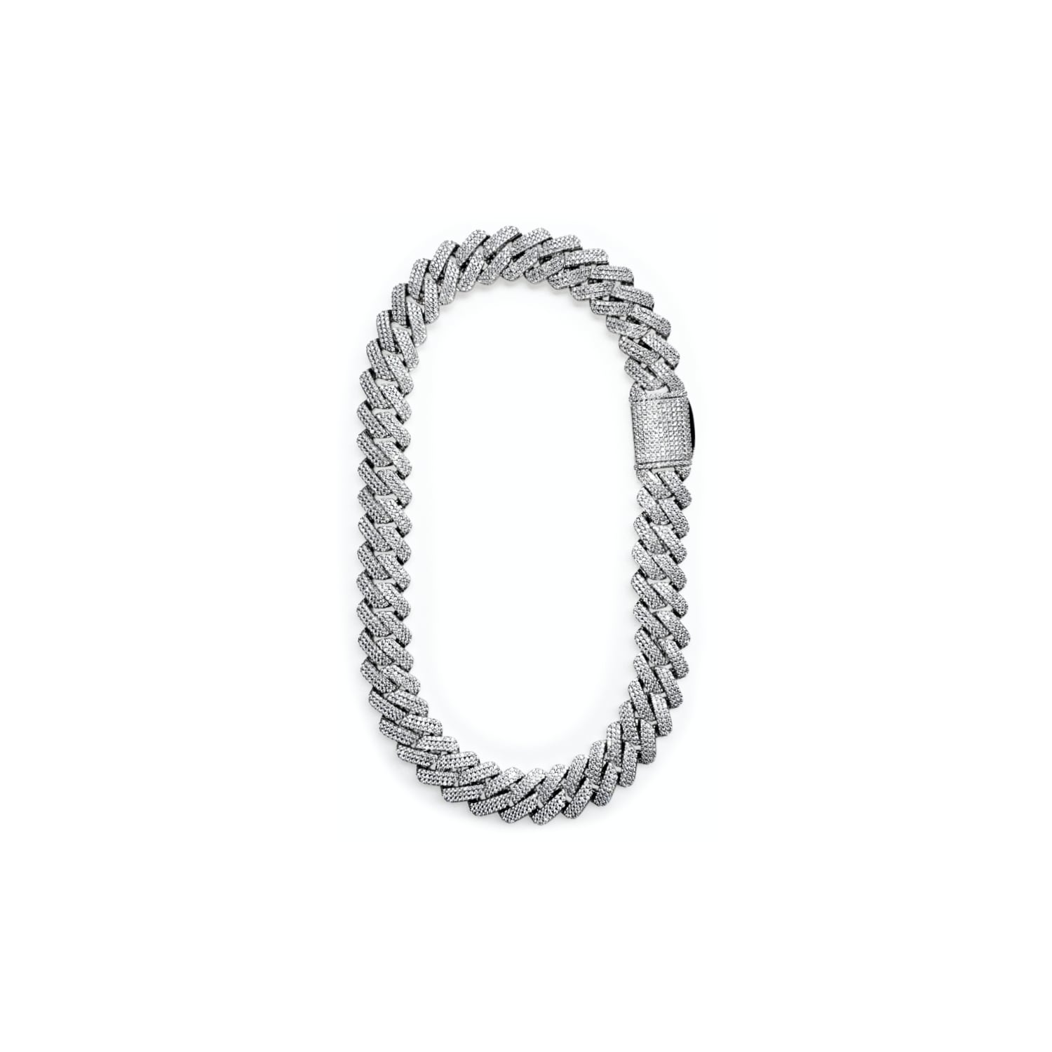 ole Only / Cuban Chain Necklace CZ Diamond | HOLICK ole Only / Cuban Chain Necklace CZ Diamond | HOLICK