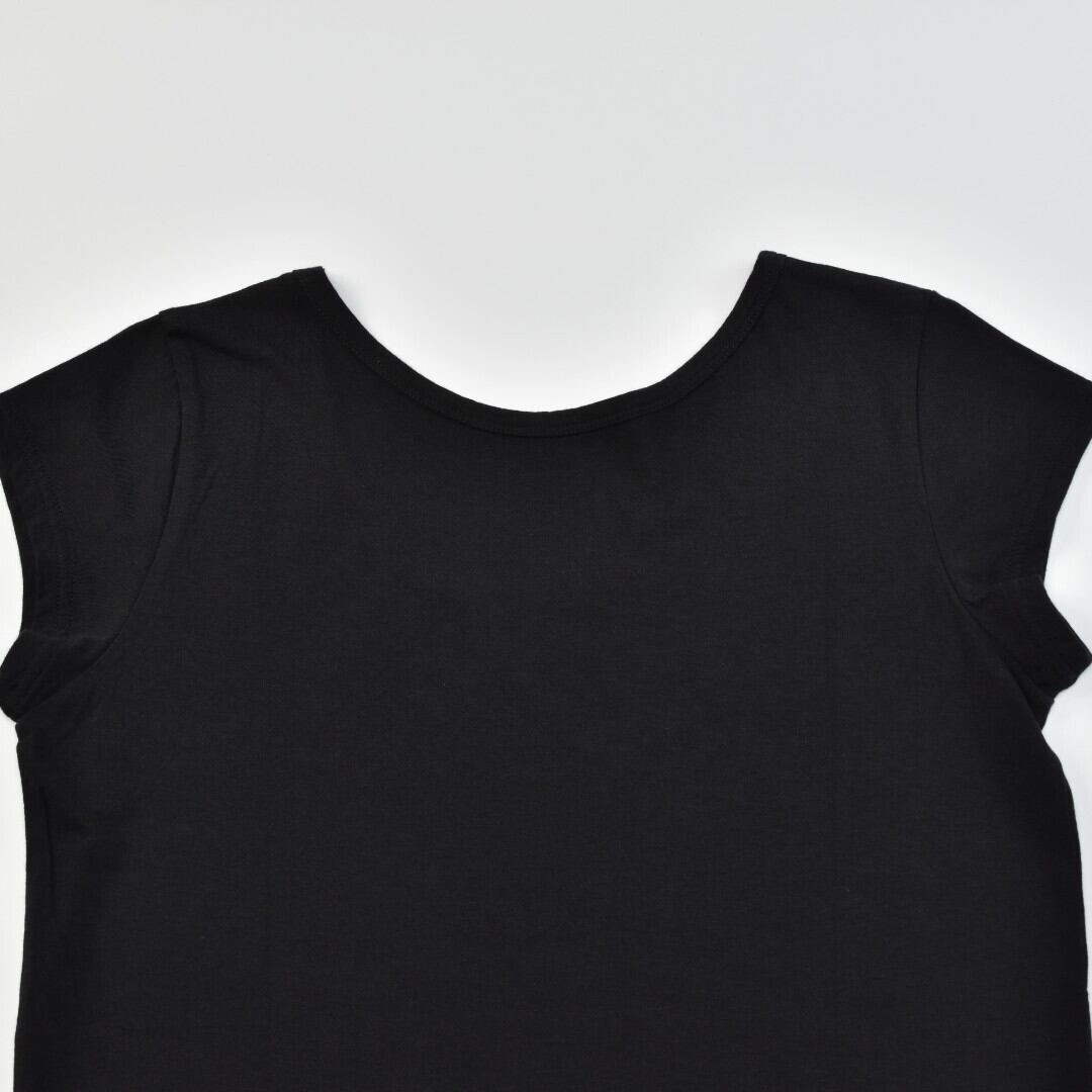 Fabrique en planete terre ファブリケアンプラネテール 2ウエイショートスリーブTシャツ・ブラック