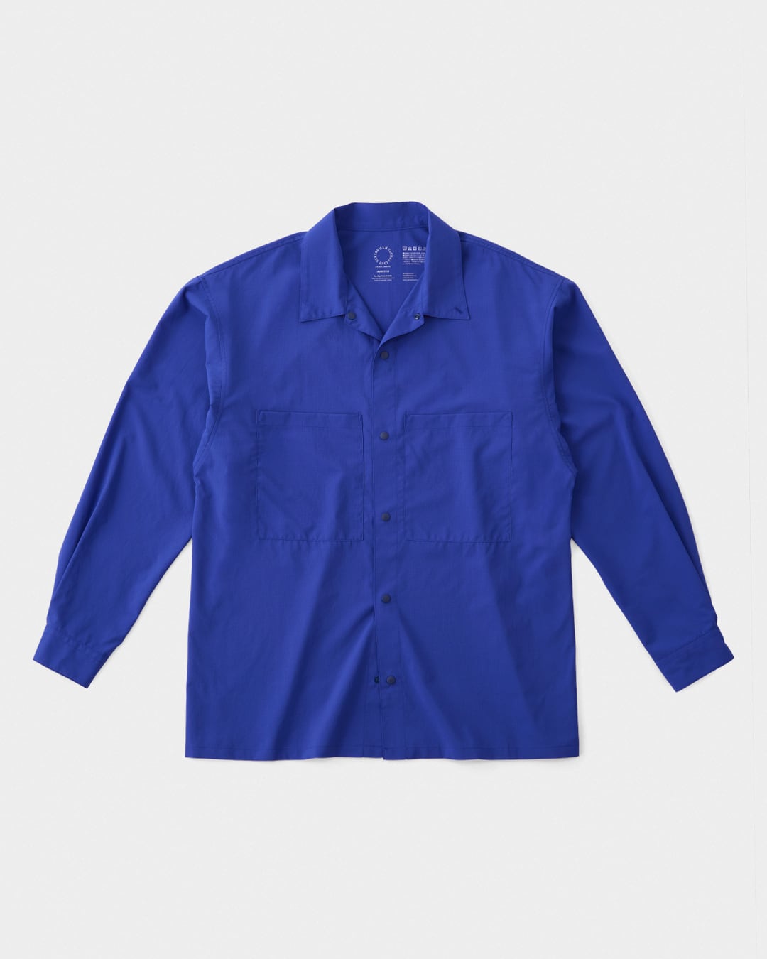 山と道 / UL Big Pocket Shirt - Unisex #Blue
