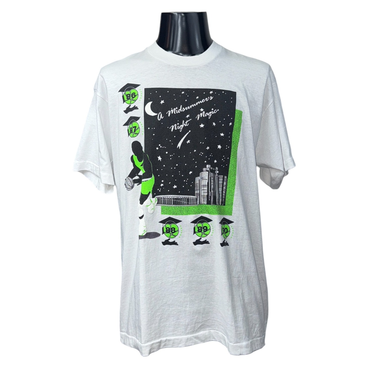 【MIDSUMMER NIGHT BASKETBALL】ミッドサマーナイトバスケットボール USA製 Vintage Tシャツ XL