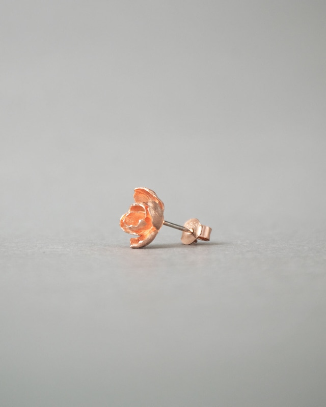 〔K18RGP〕茉莉花 ピアス