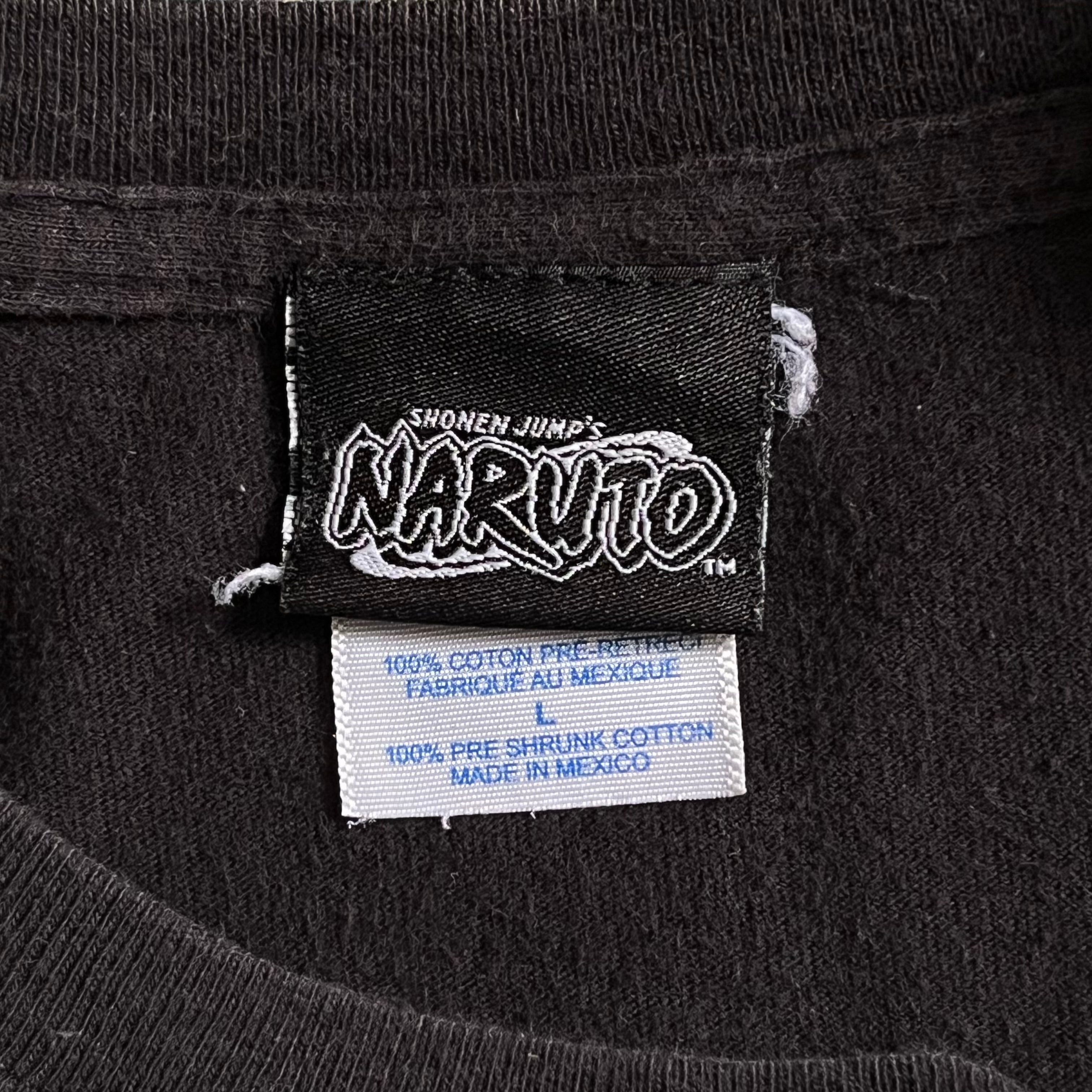 00s NARUTO ナルト“中忍試験“アニメTシャツ ナルトタグRicoclothing