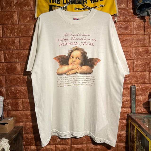 90s】HANES USA製 Angel T-shirt | Johnson Market