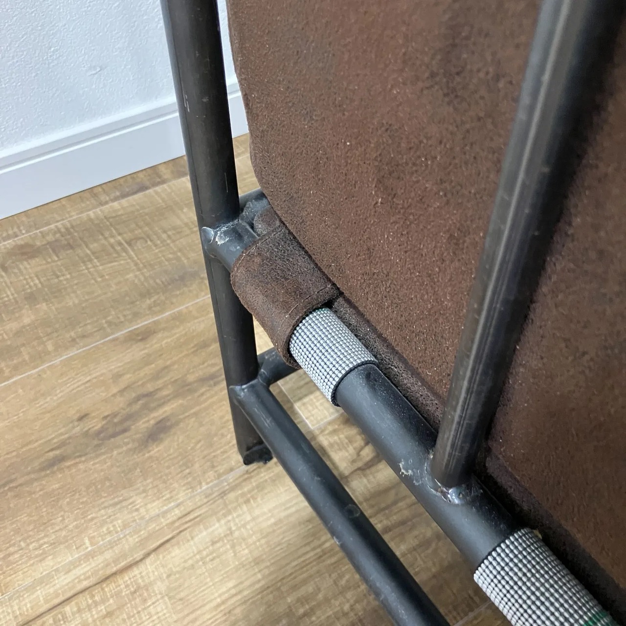 JOURNAL STANDARD FURNITURE LAVAL SECTIONAL SOFA BLOCK CORNER LEATHER  ジャーナルスタンダード ファニチャー ラバルセクショナルソファ　ブラックコーナーレザー　リビング　ブラウン　レザー　連結シート付（取り外し可能）【中古】【250サイズ】