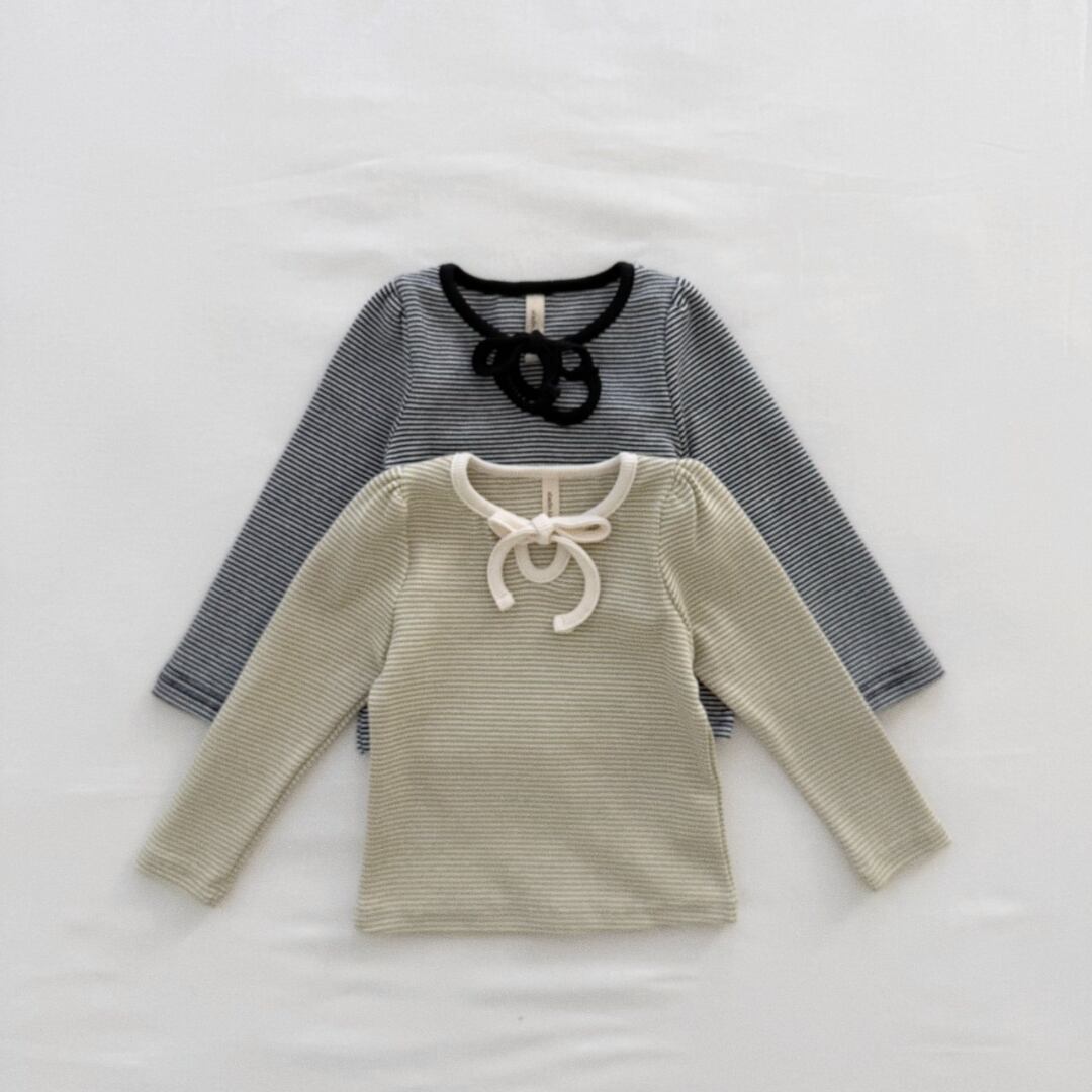 【予約】Curly Ribbon T-Shirt / aladin kids