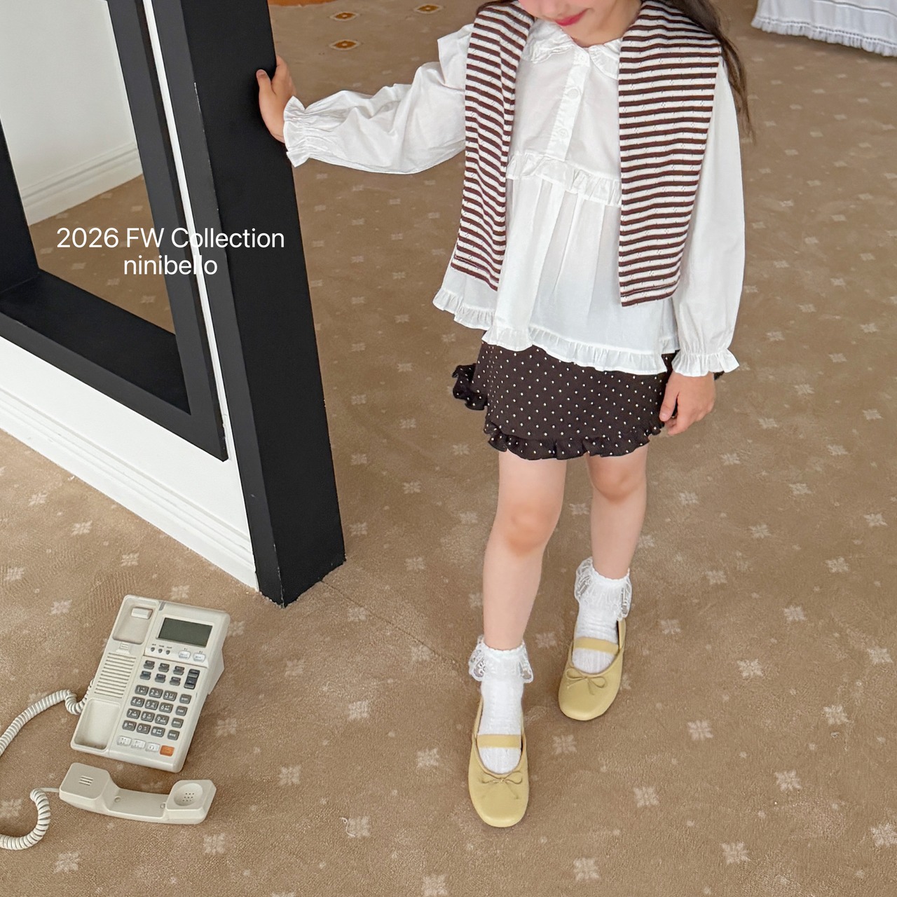 韓国子供服 / ninibello / Wendy Collar Blouse  / ブラウス *XS~XXL*