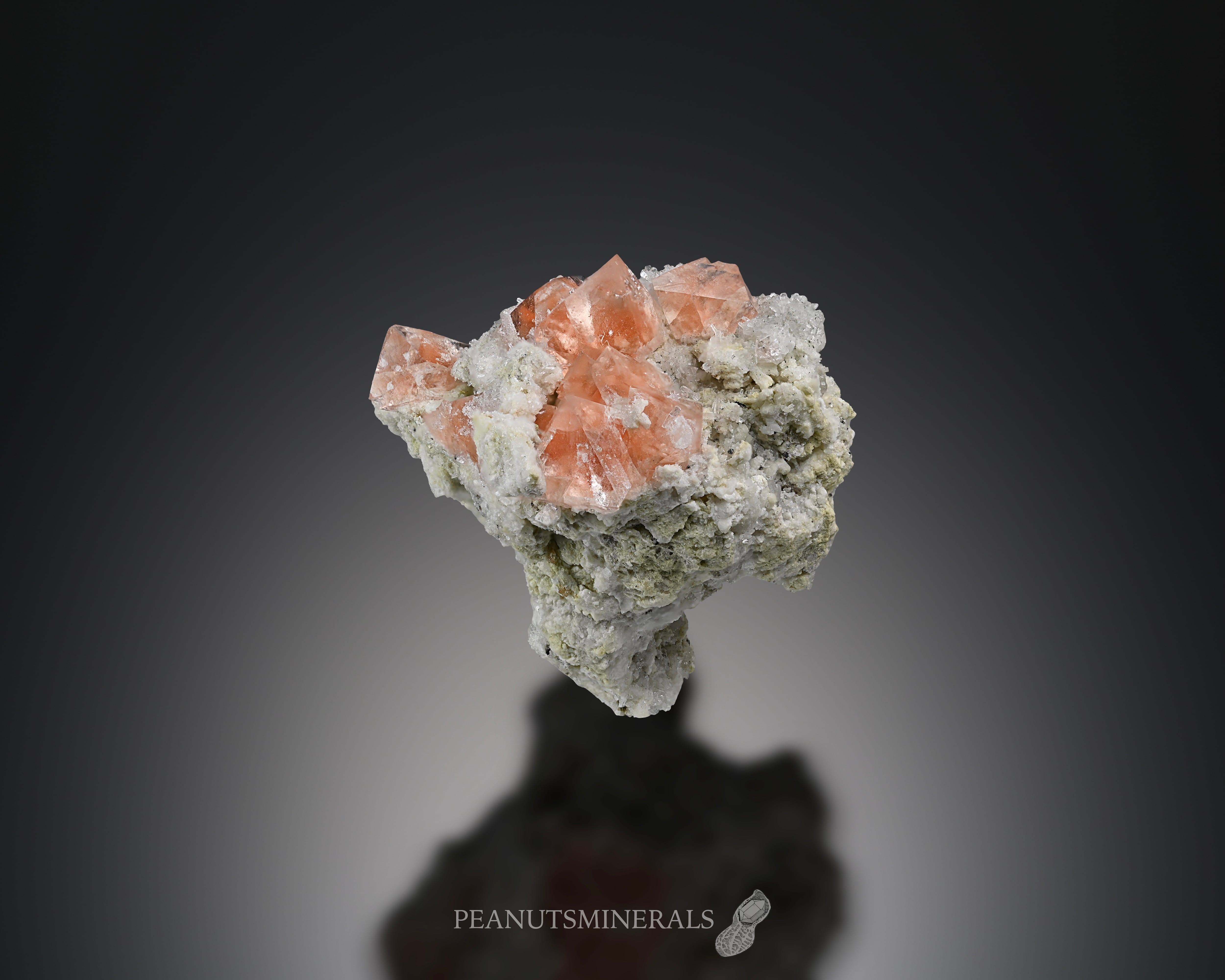 フローライト / スティルバイト【Fluorite on Stilbite】スイス産