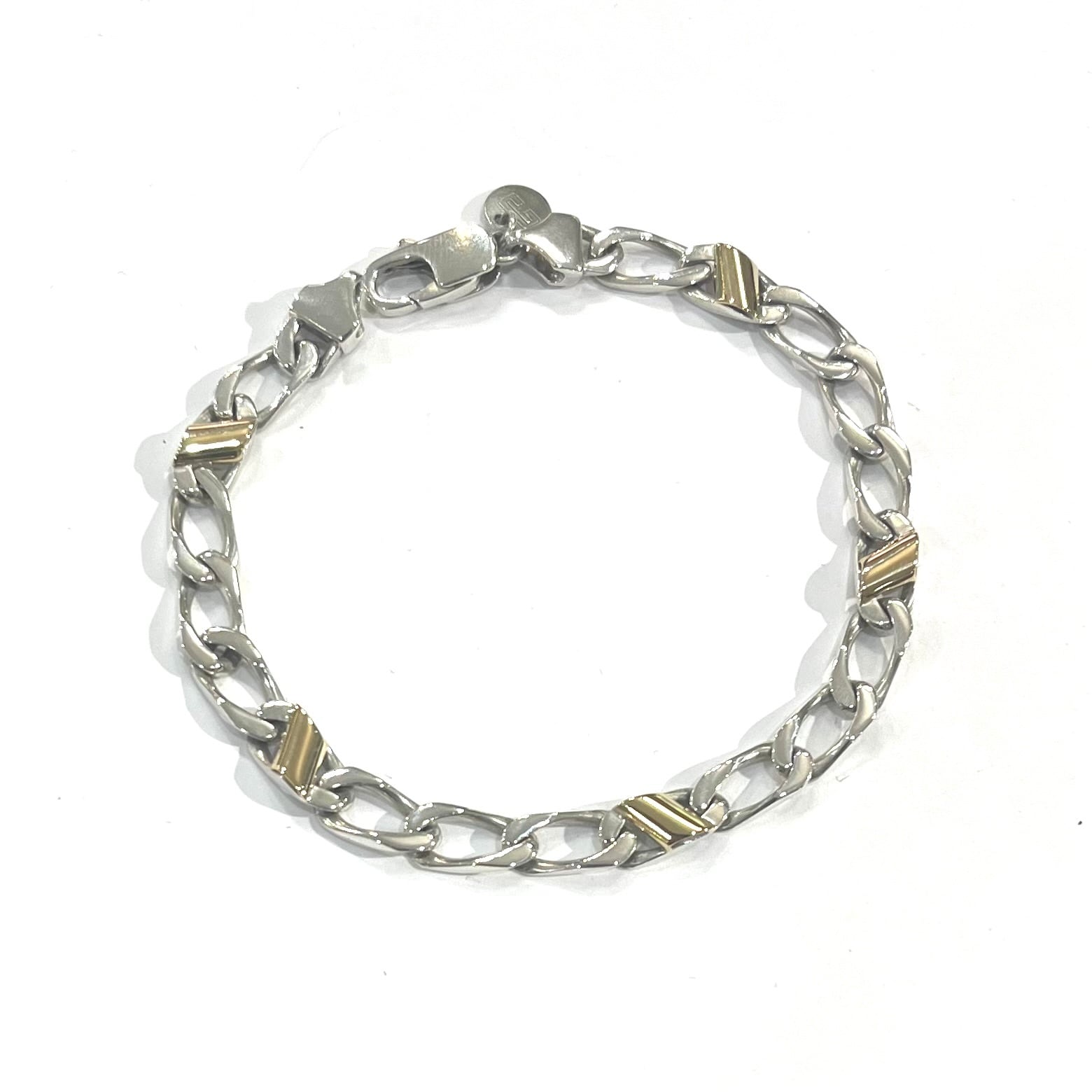 艶と18K 【TIFFANY&CO.】 2558 コンビカラーブレスレット シルバー925