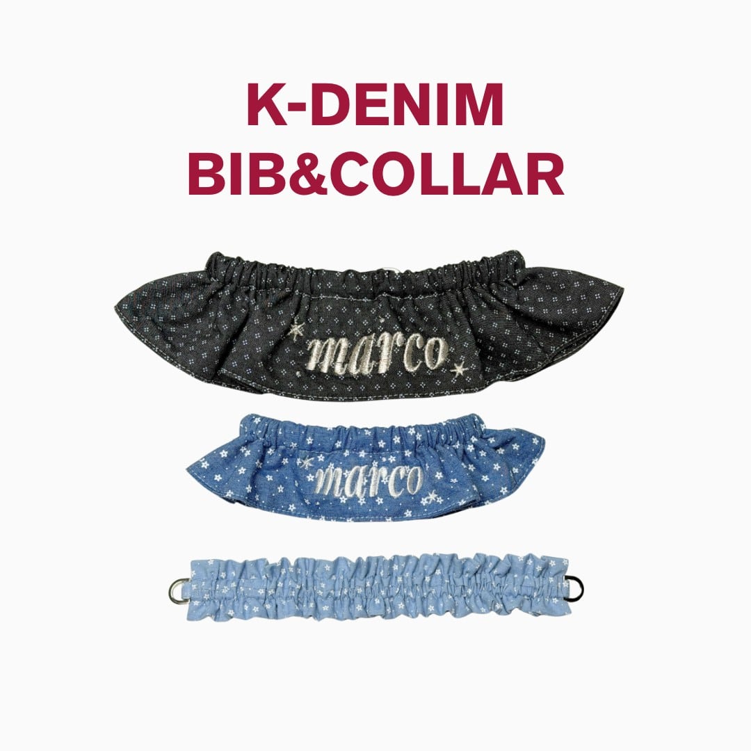 予約【littlesara】denim Collar (3Color)