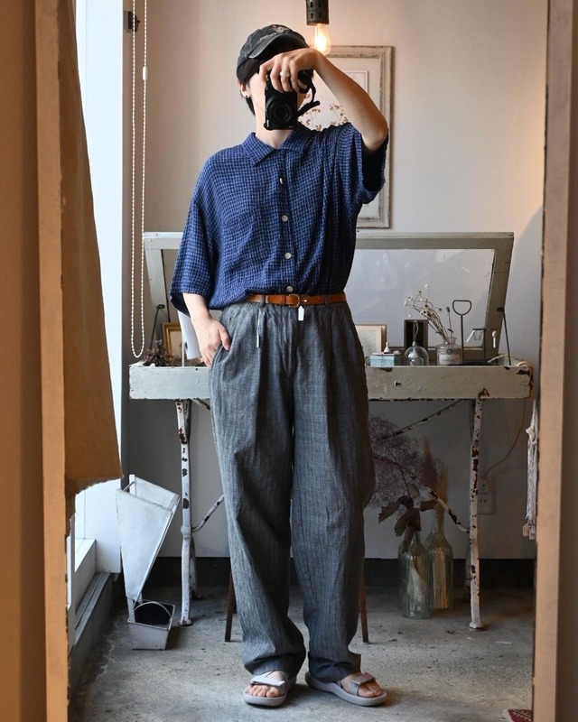 1990’s Rayon Open Collar Box Shirt