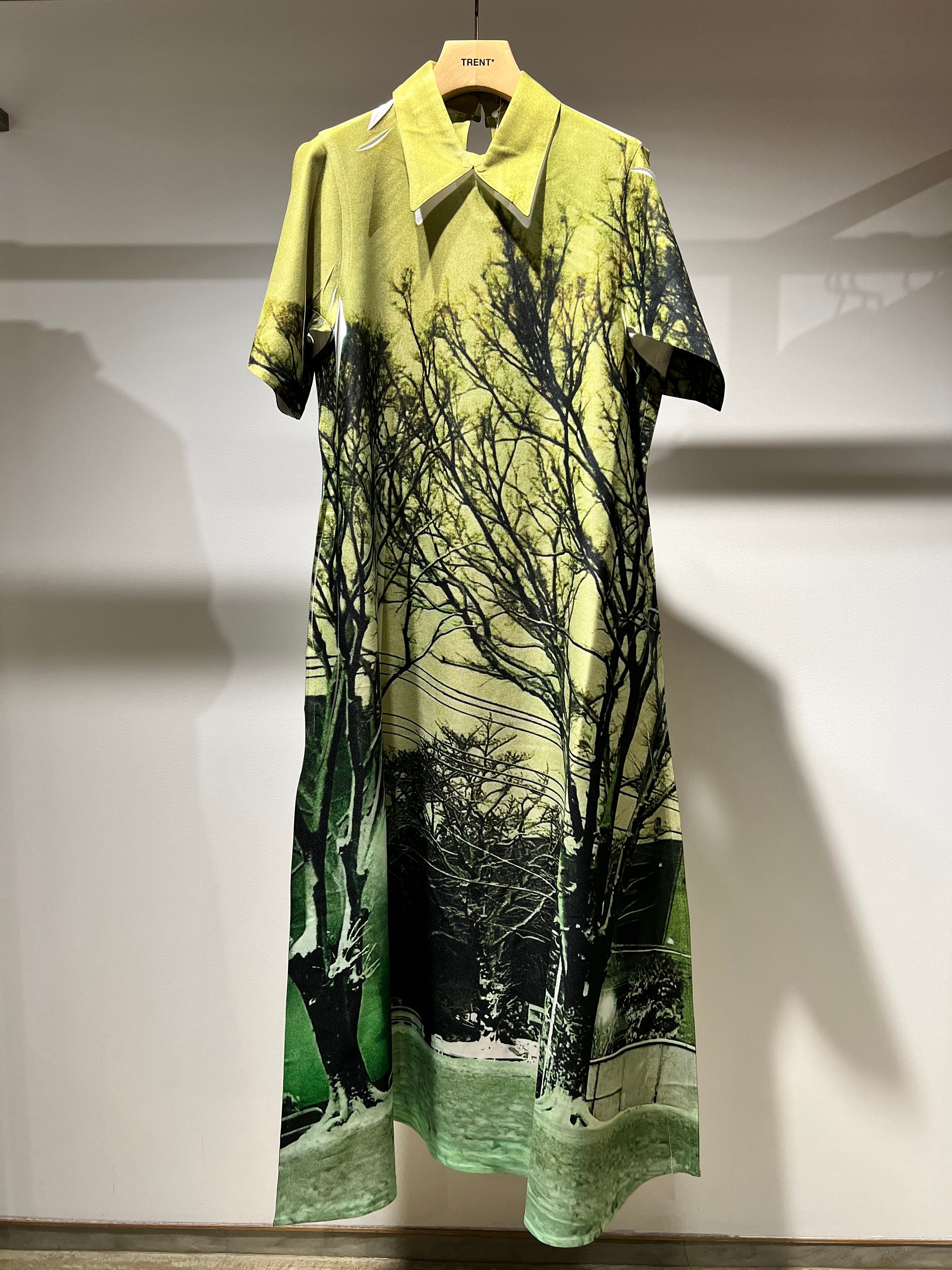 23SS】NONTOKYO (ノントーキョー) / landscape print polo one piece