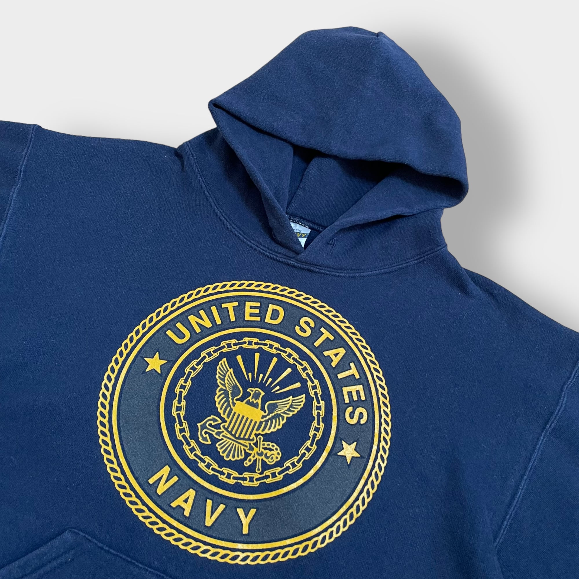 SOFFE】90s USA製 リフレクター付き ロゴ プリント US NAVY バック