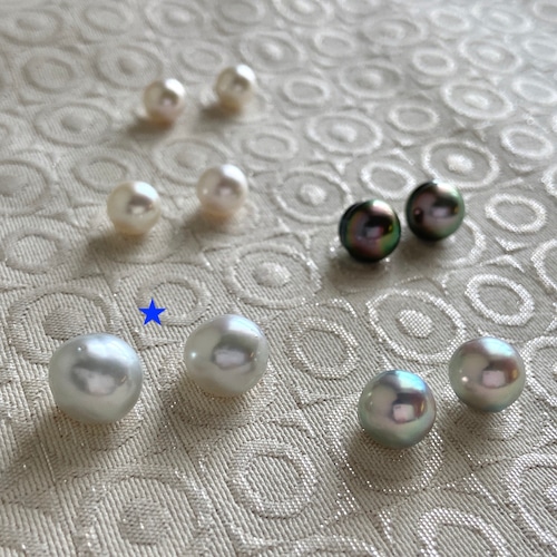 K18 South Sea Pearl Earring Back Set（WT)／K18 南洋バロックパール・ピアスキャッチセット（ホワイト）