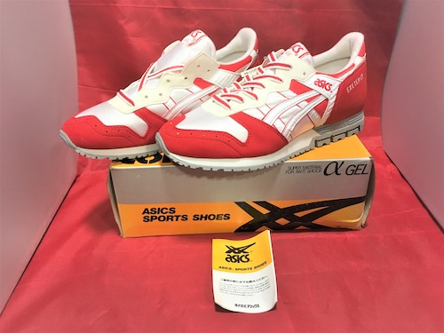 ASICS（アシックス）TJG458 123 エクセター α 26.5cm 白/赤 ⑧