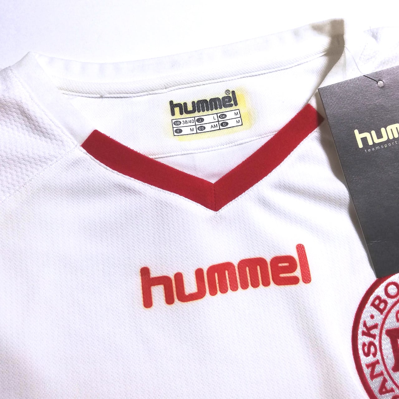 デンマーク代表 2003 Hummel 選手仕様 アウェイ半袖 ユニフォーム