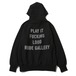 【RUDE GALLERY】ルードギャラリー PLAY IT FUCKING LOUD LOGO HOODIE (BLACK) プルオーバーパーカー