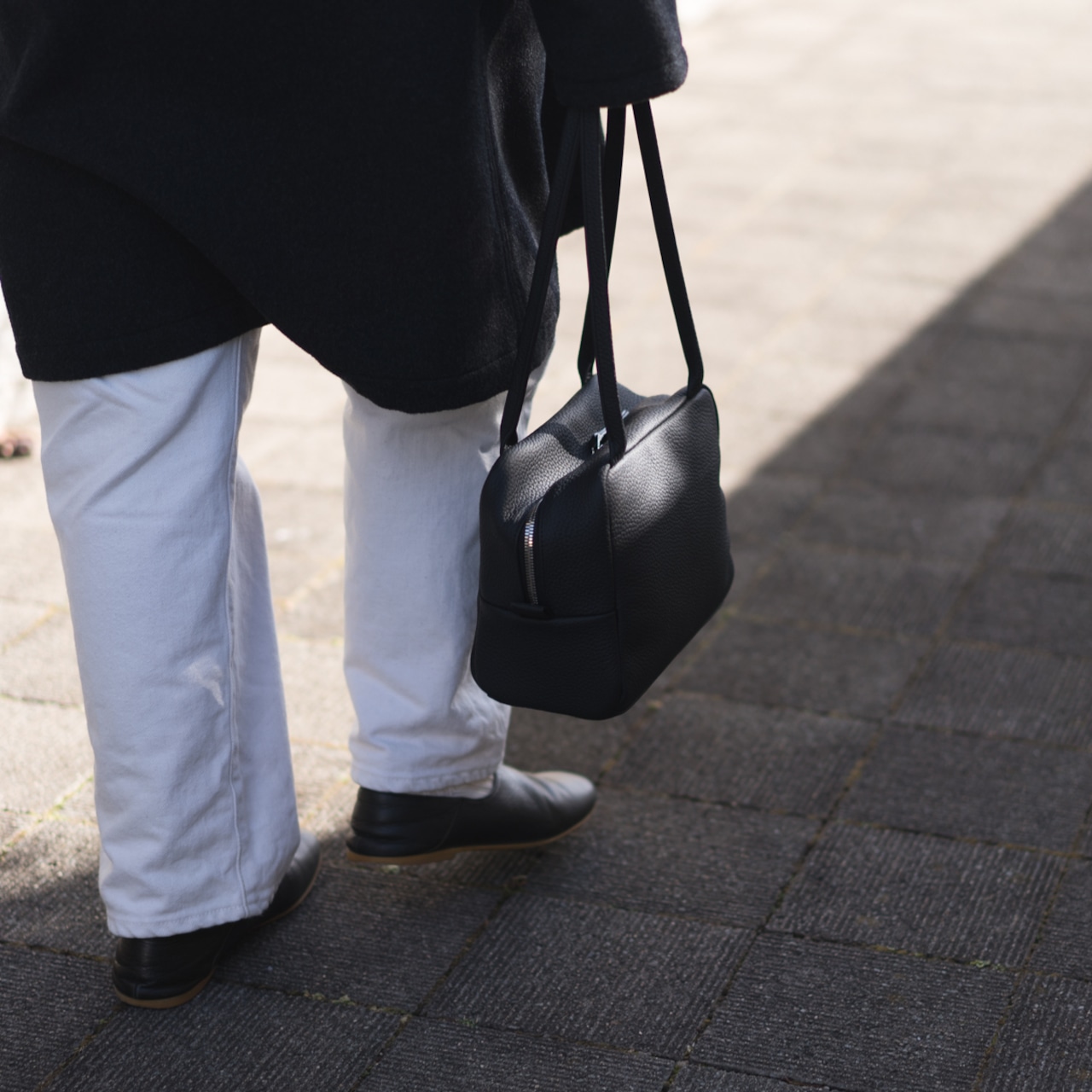 Cuboid Bag レザー ブラック