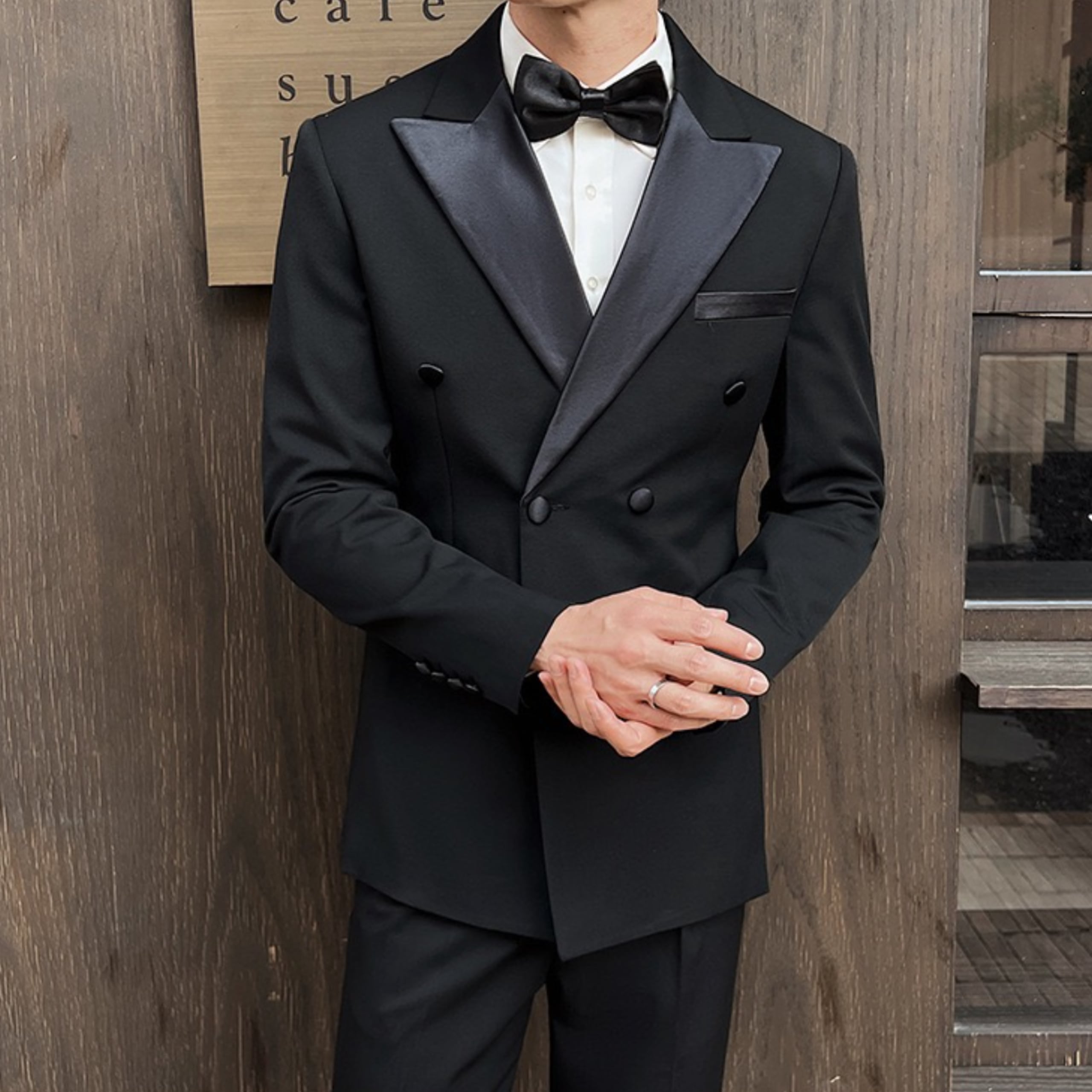 ハイエンドフォーマルスーツwith蝶ネクタイ M0741