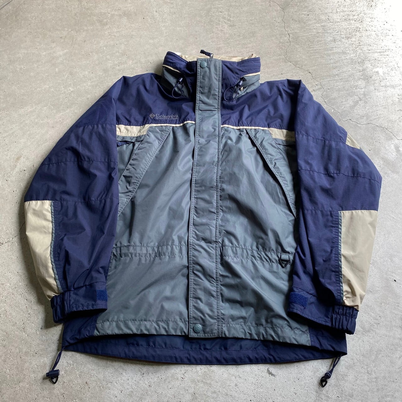 男性に人気 Usa古着 コロンビア ｍ ナイロンジャケット ロゴ ワンポイント アウトドア グリーン アメリカ古着 Health Worx Co Za