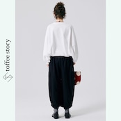 【2color】風をまとう午後のバットスリーブトップス 《P0261》