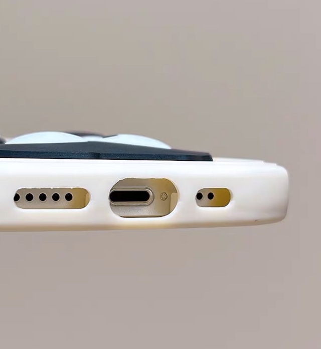 iPhoneケース iPhone14 iPhone13 カメラ保護 真っ黒くろすけ モンスター コーヒー カフェ かわいい スマホケース おしゃれ 韓国 2604