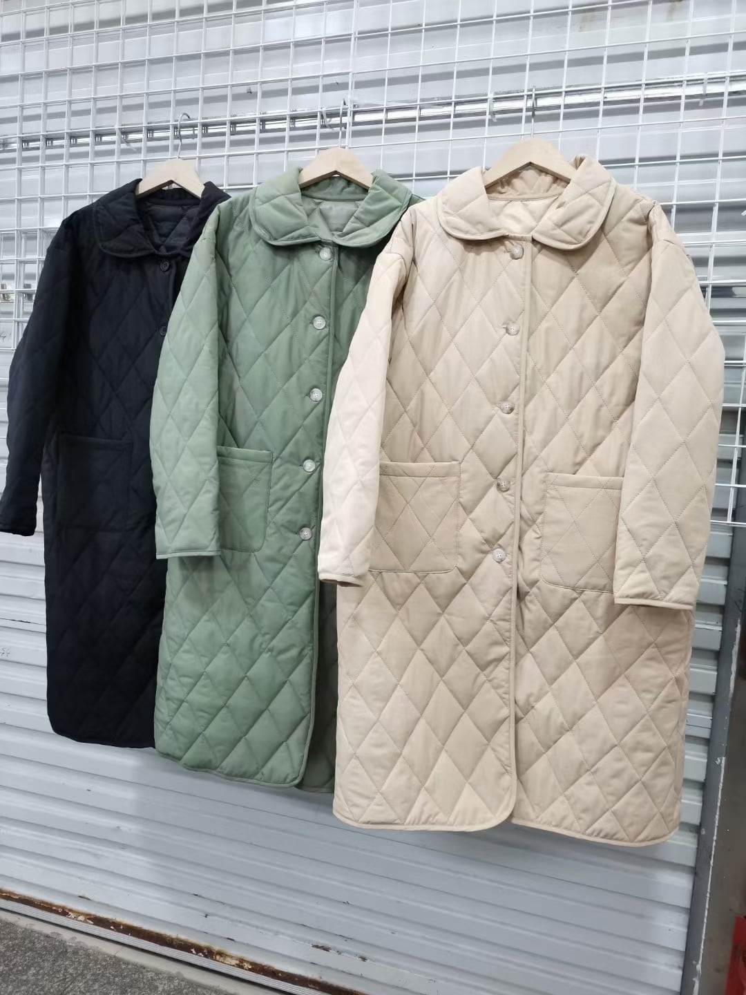 キルティングロングコート　ASF212010-15