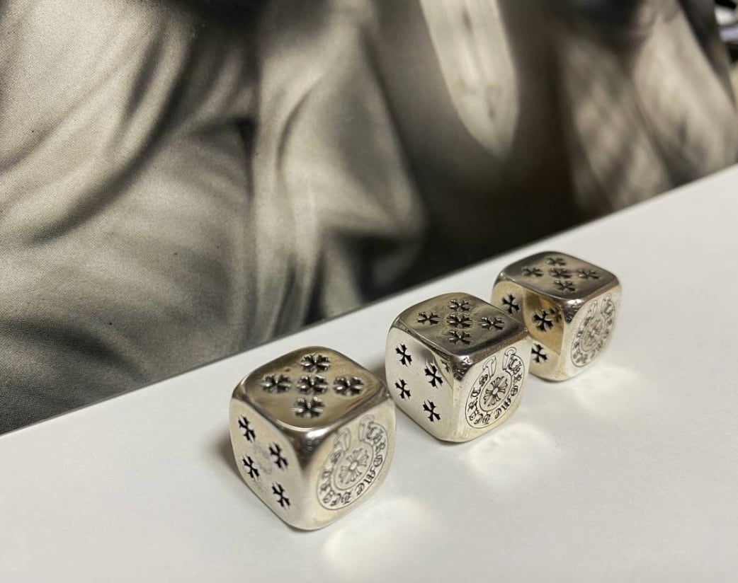 CHROME HEARTS☆DICE SET☆クロムハーツ☆サイコロ☆3個☆ダイス 