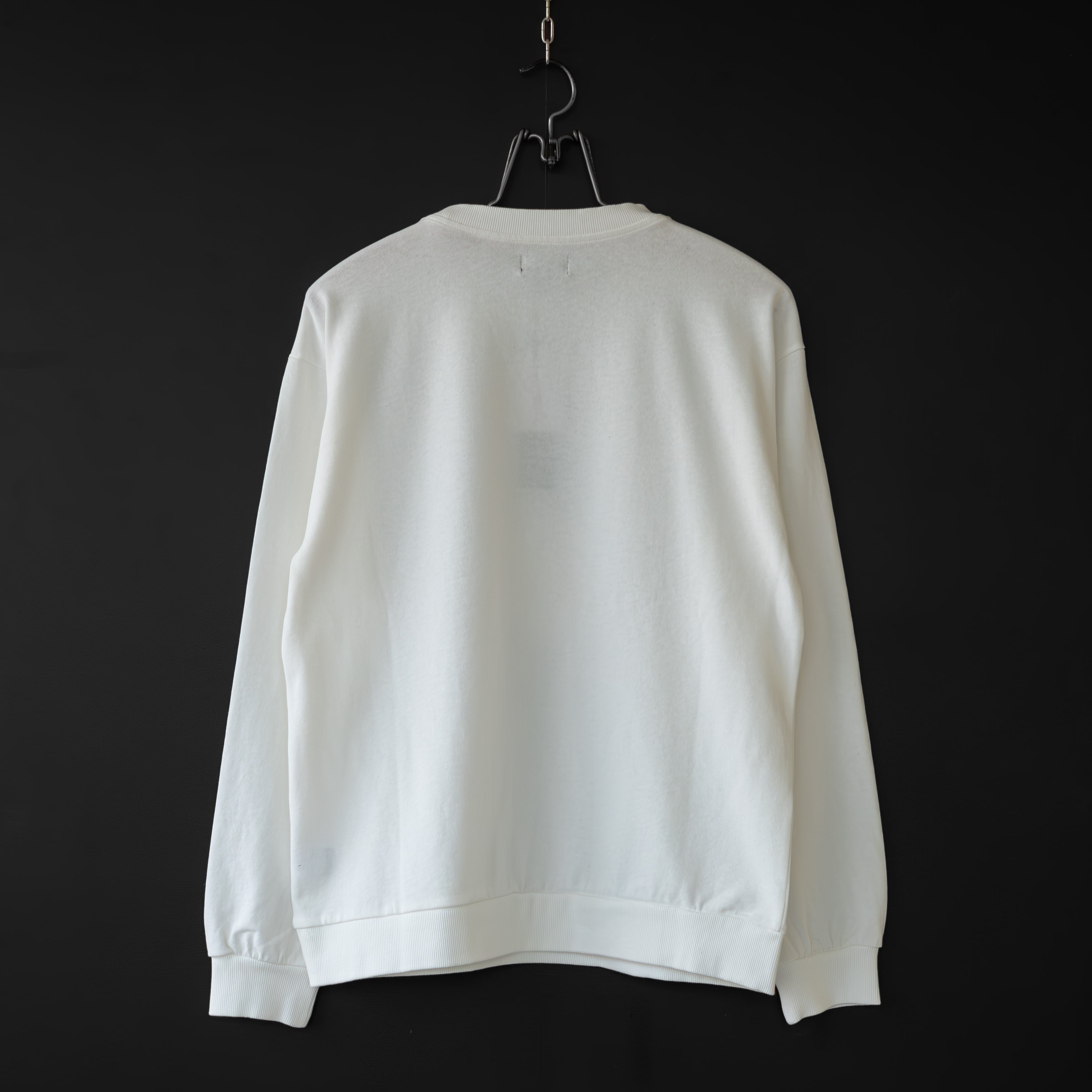 modem design】 bulldog plain stitch sweat (off white) | dros dro