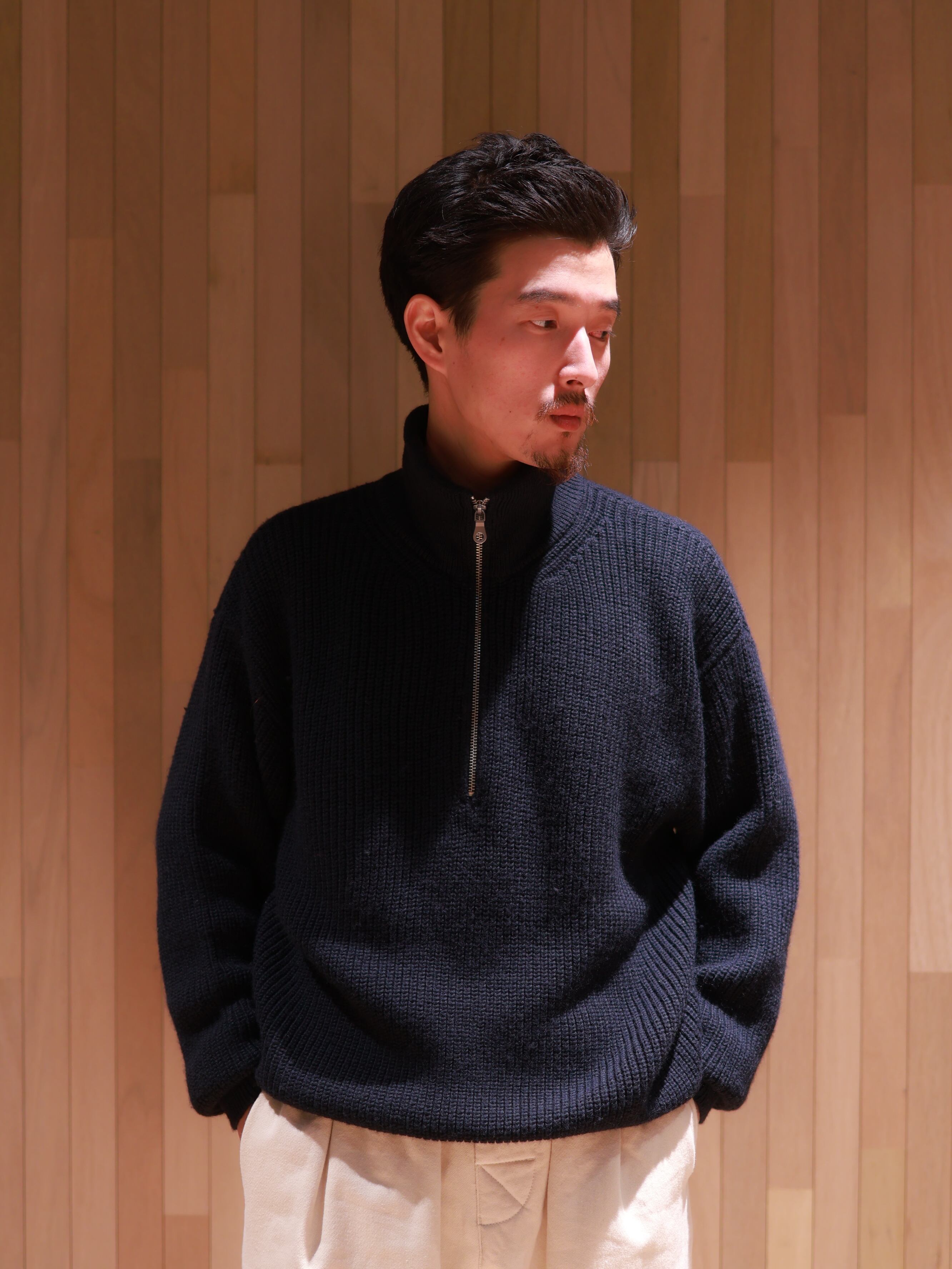 Comfortable Reason Harf Zip Knit | STORE™️