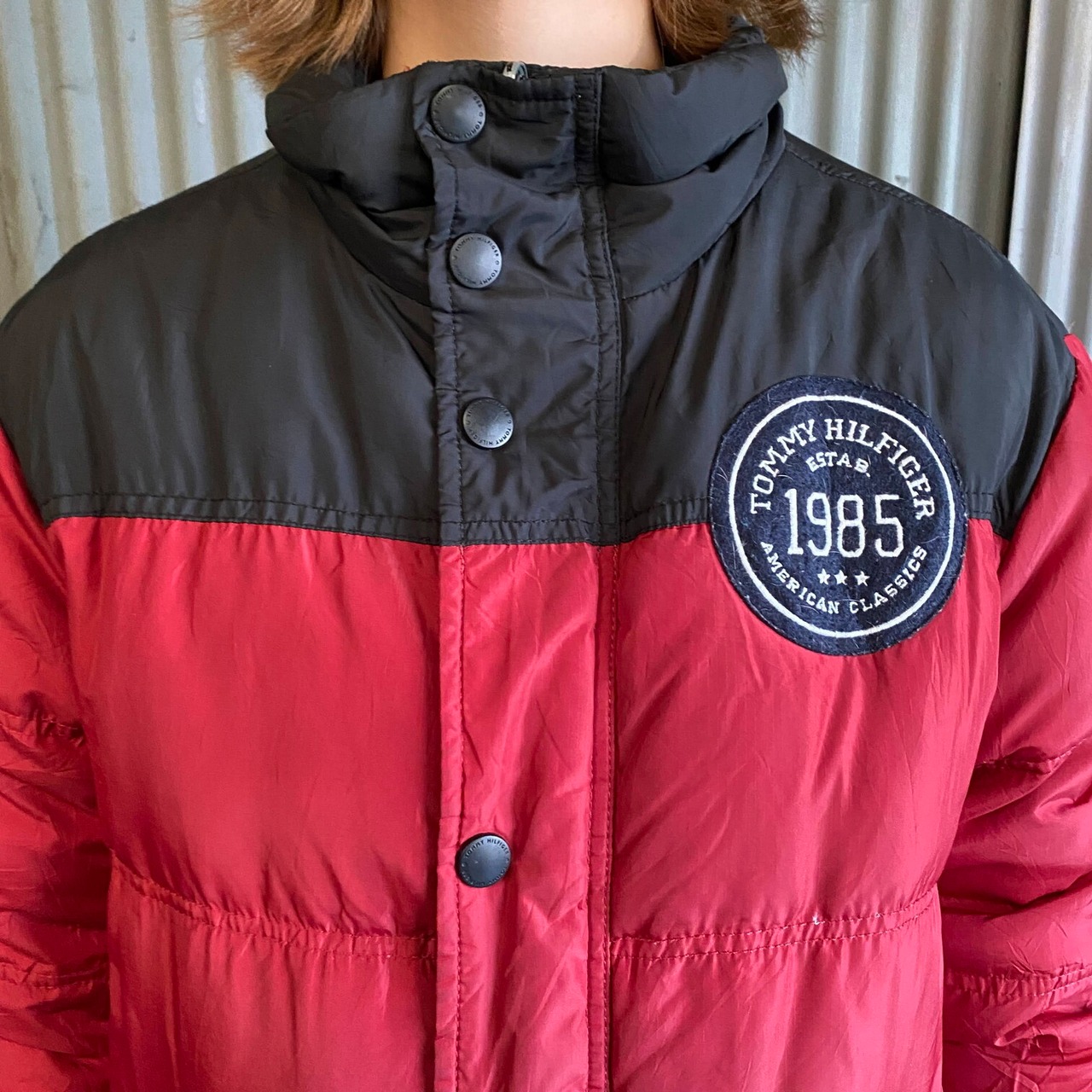 TOMMY HILFIGER トミーヒルフィガー リバーシブル ダウンジャケット 