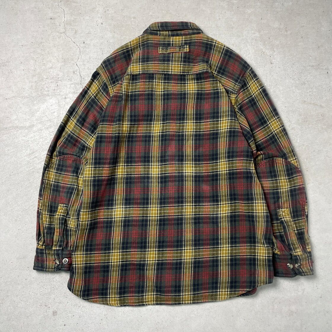 WoolRich ウールリッチ 長袖 チェック ネルシャツ メンズL 古着 