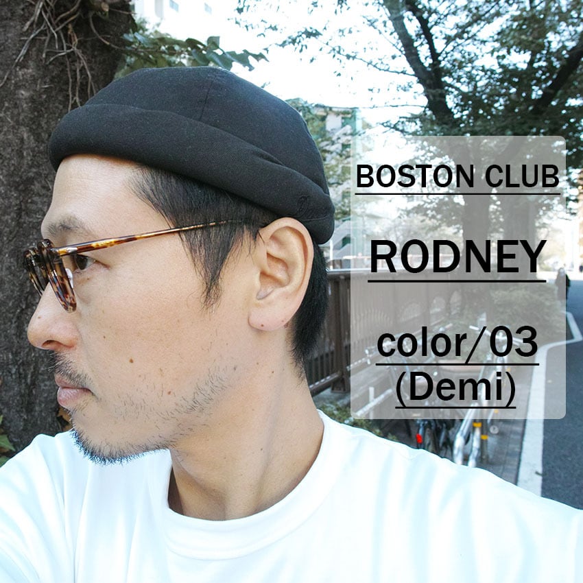 BOSTON CLUB / RODNEY / 03 Demi デミ・べっこう柄 メガネ クラウン