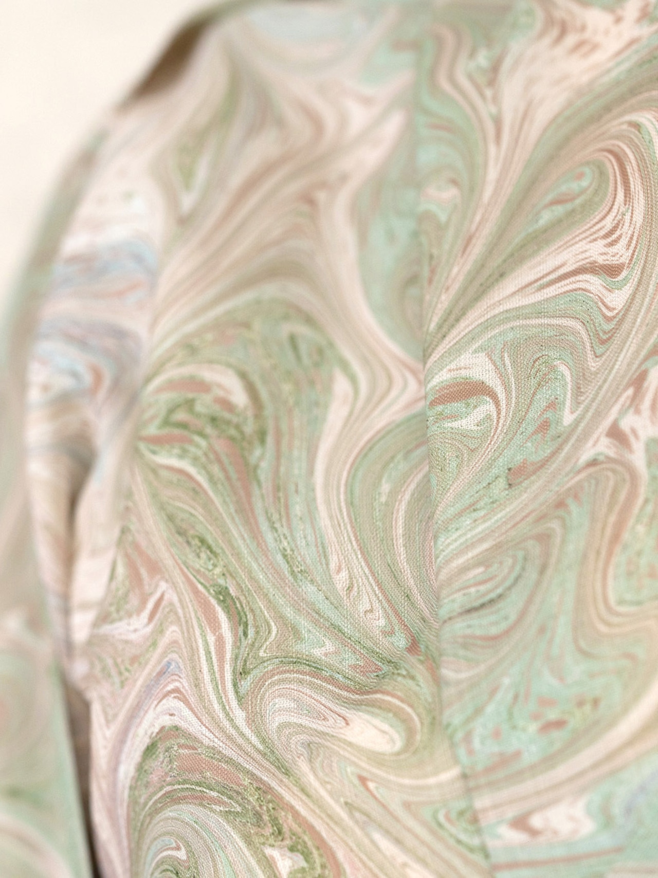 「夢の中の花の池で」マーブル柄〜セオアルファ 浴衣・夏着物・単衣