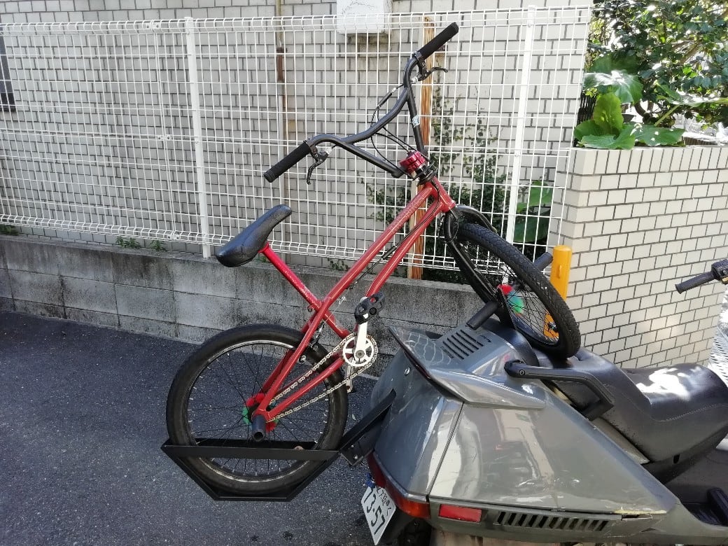 中古パーツ★　特注BMX 積載キャリア　フュージョン　へリックス用　送料無料 - 画像1