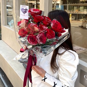 生花snow rose bouquet.♥