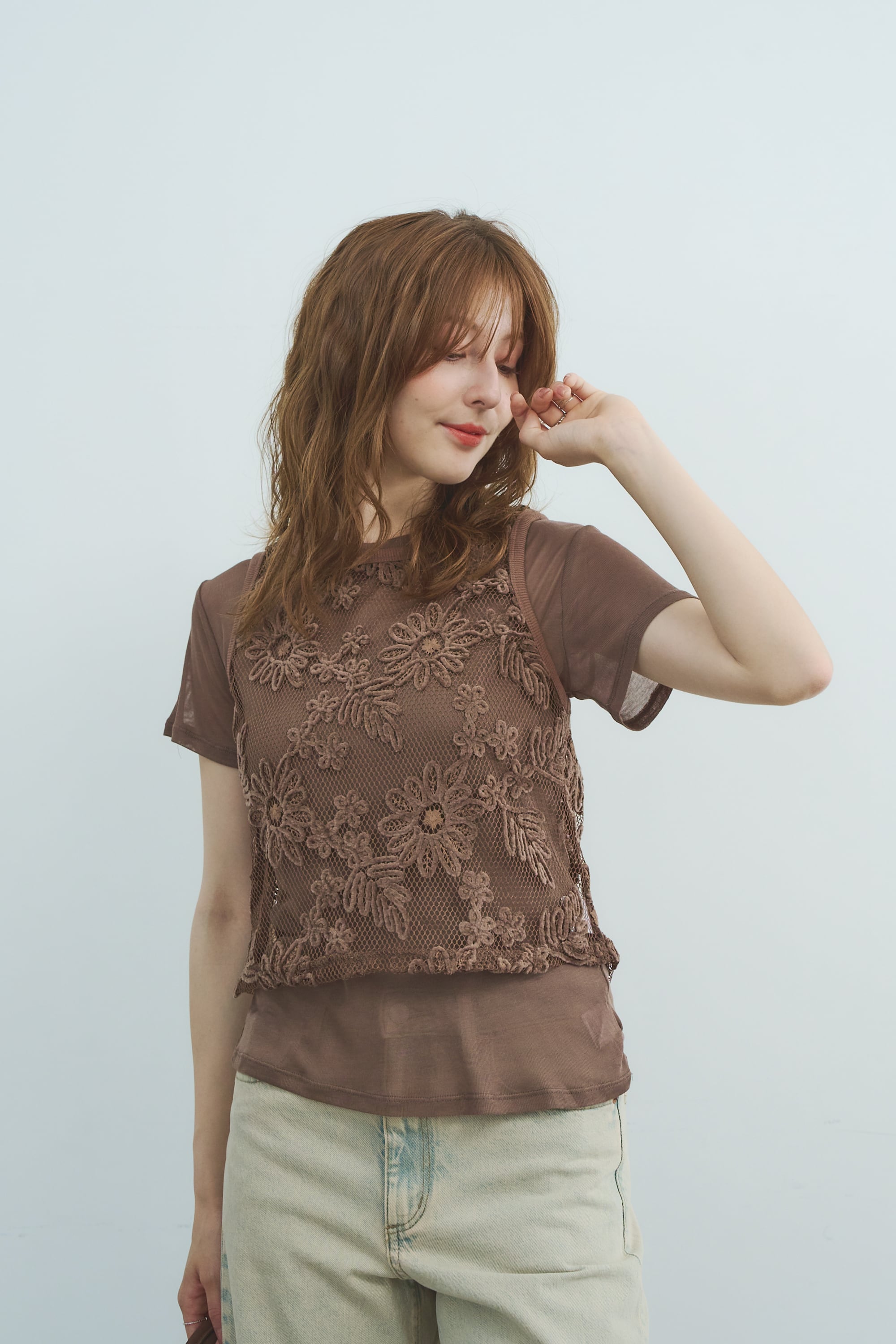 刺繍レースビスチェ | Bijou
