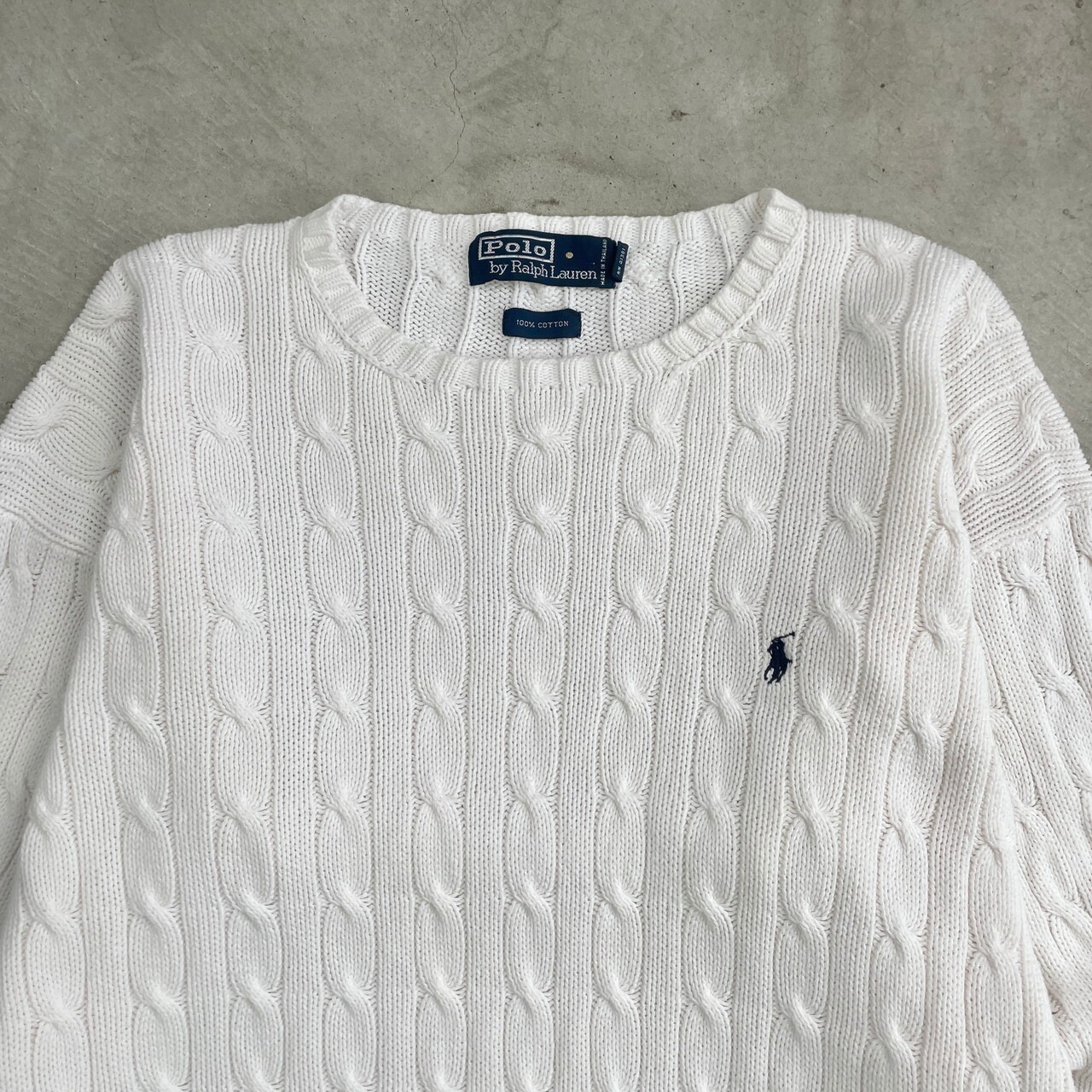 90年代 Polo by Ralph Lauren ポロバイラルフローレン コットンニット 