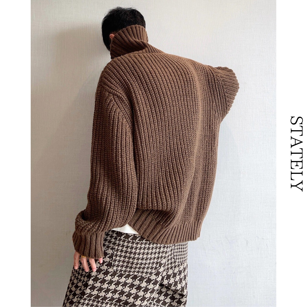 チャンキーニット pullover/2color_T42・画像7