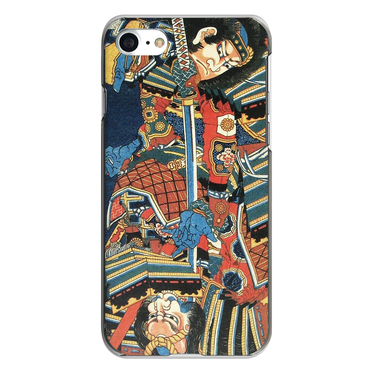 iPhone対応 スマホ ハードケース クリア 源吾網と猪熊入道雷雲 浮世絵 和柄 【iPhone17 / iPhone16e / AQUOS / Xperia 他 iPhone / Android ほぼ全機種対応】 |hksib080