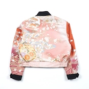 【BJK-L013】再構築リバーシブル着物ボンバー KIMONO REVERSIBLE BOMBER JACKET