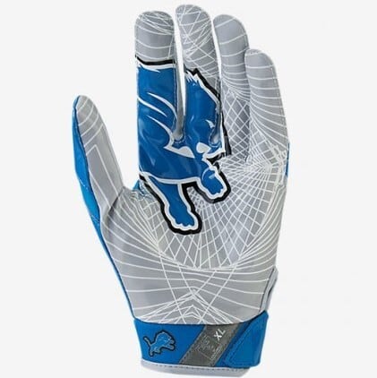 NIKE VAPOR JET 4.0 アメフト グローブ Mサイズ【新品】 NIKE VAPOR JET 4.0 GLOVE ライオンズ Lions アメフト グローブ | END