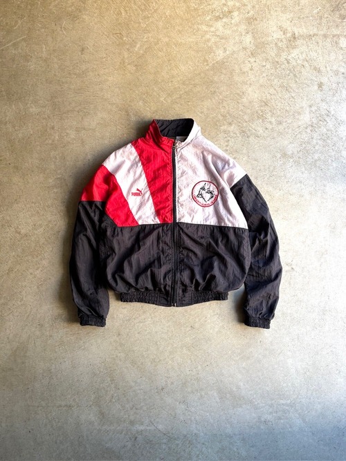 90's PUMA ZIPUP NYLON JACKET “CARLSON'S SCHOOL OF DANCE”