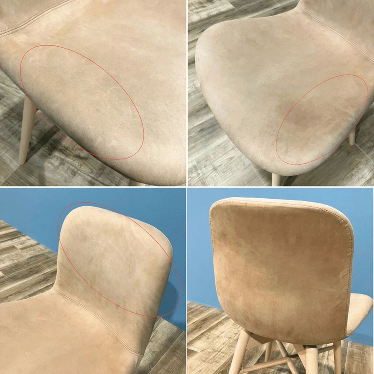 NORR11 Langue Chair Wood ノアイレブン ラングチェア ウッド ダイニングチェア レザー【モデルルーム展示品】【中古】【200サイズ】