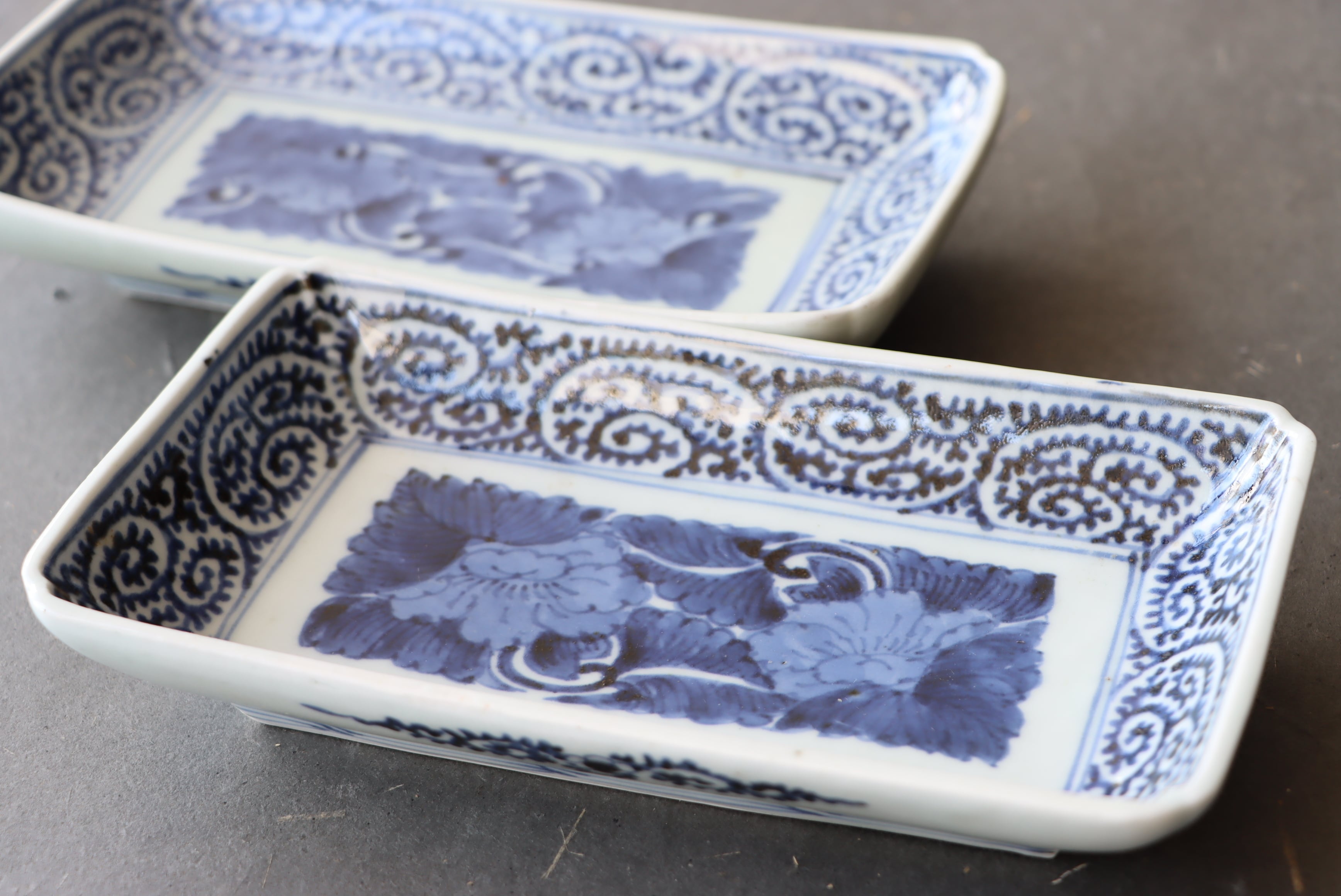 文祥窯 伊万里 中皿2枚 文祥窯 伊万里 中皿2枚 文祥窯 伊万里 中皿2枚