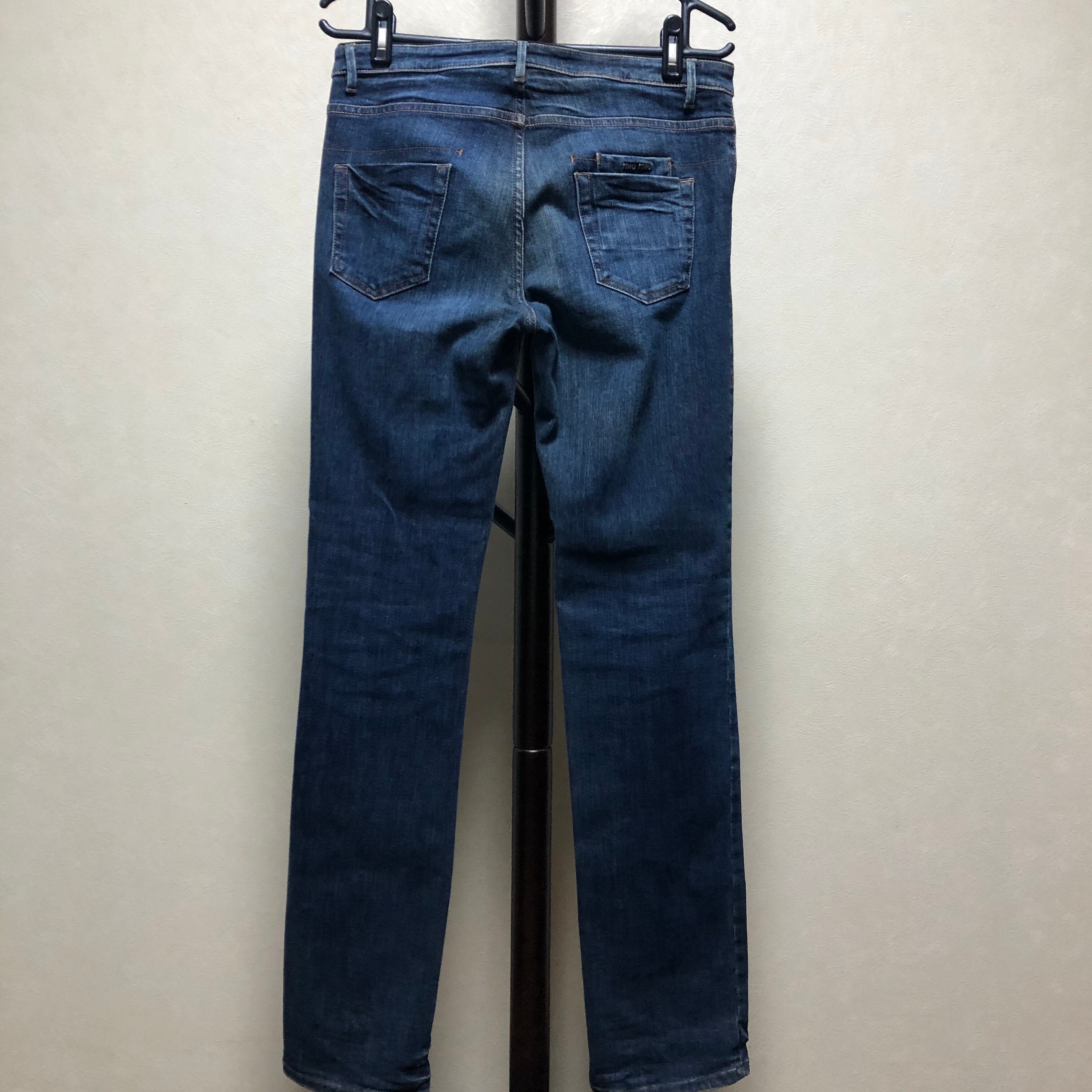 00 archive miumiu straight denim pants / アーカイブ ミュウミュウ